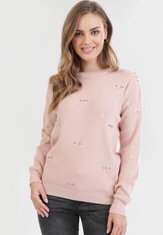 Jasnoróżowy Sweter Ynisaith