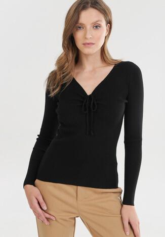 Czarny Sweter Cahrless