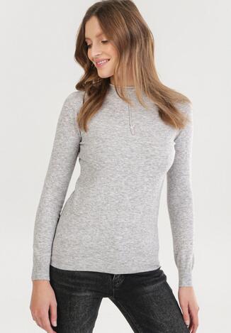 Jasnoszary Sweter Sharera