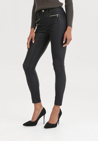 Czarne Spodnie Skinny Ryresh