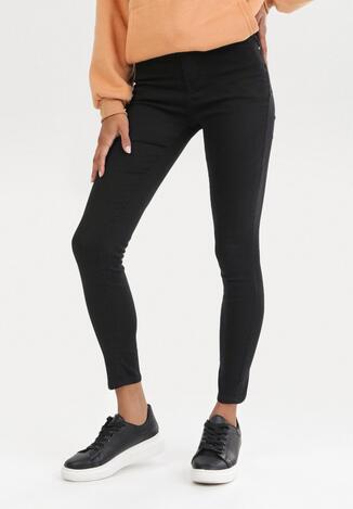 Czarne Jeansy Skinny Eshirlea