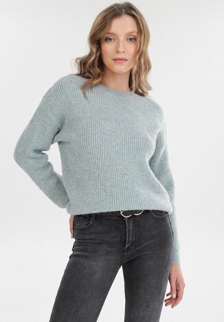 Jasnoniebieski Sweter Rislisa