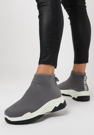 Szare Sneakersy Thelola