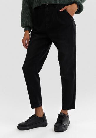 Czarne Jeansy Mom Fit Eshirsyss
