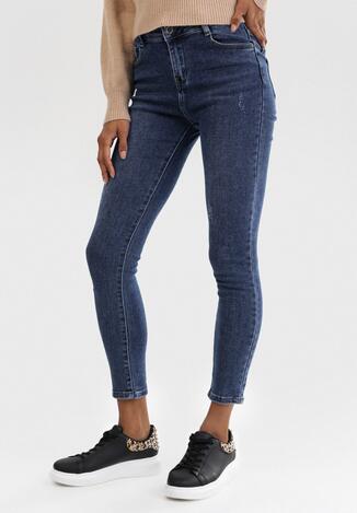 Niebieskie Jeansy Skinny Carilaya