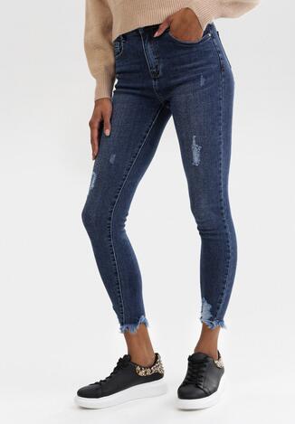Niebieskie Jeansy Skinny Shyvienne