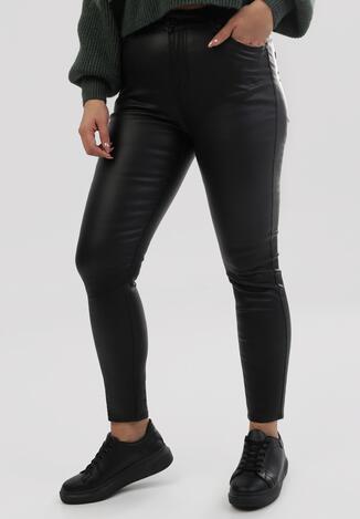 Czarne Spodnie Skinny Elrinlea