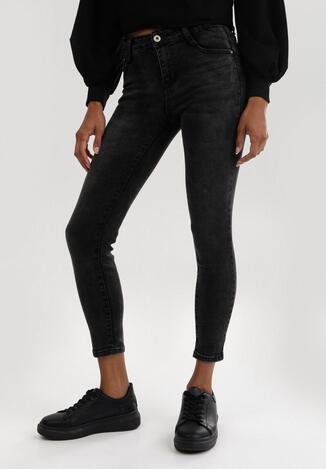 Ciemnoszare Jeansy Skinny Catera