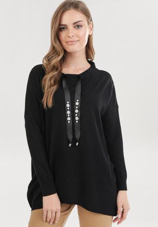 Czarny Sweter Xylienne