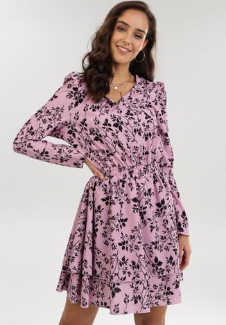 Różowa Sukienka Drentyse