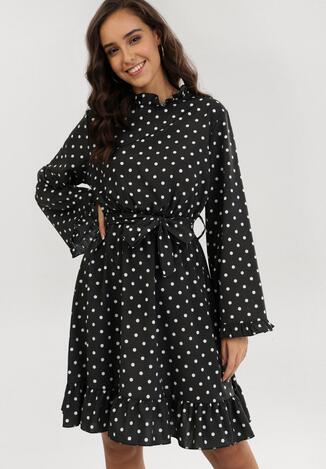 Ciemnozielona Sukienka Mezerris