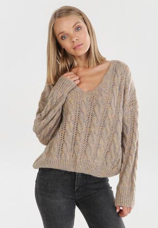 Khaki Sweter Rheltyse