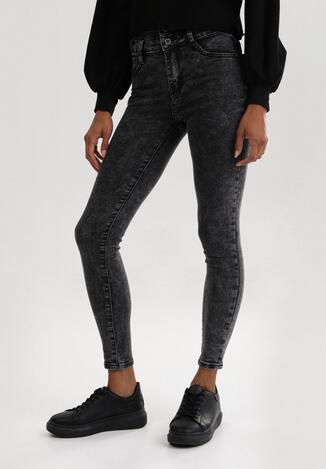 Czarne Jeansy Skinny Qyranya