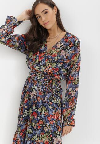 Niebiesko-Zielona Sukienka Danape