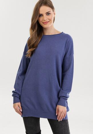 Niebieski Sweter Rhelsha