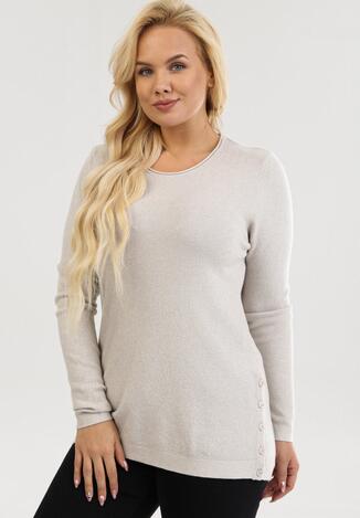 Beżowy Sweter Carilyla