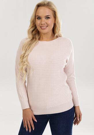 Jasnoróżowy Sweter Dhysania
