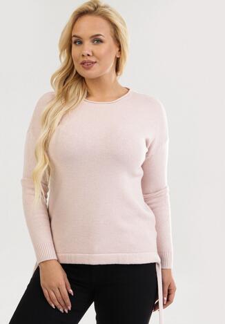 Jasnoróżowy Sweter Yreltarish