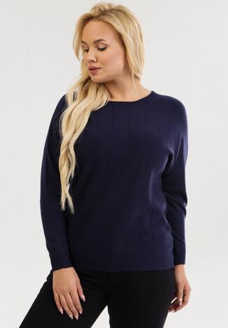 Granatowy Sweter Thaleth