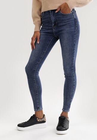 Niebieskie Jeansy Skinny Kahlirodia