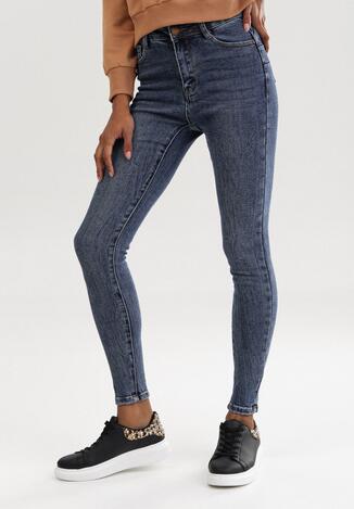 Niebieskie Jeansy Skinny Dioronei