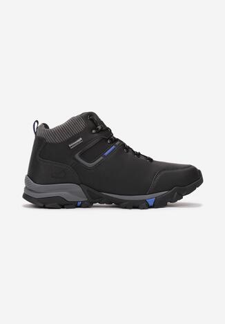 Czarno-Niebieskie Buty Trekkingowe Noereida
