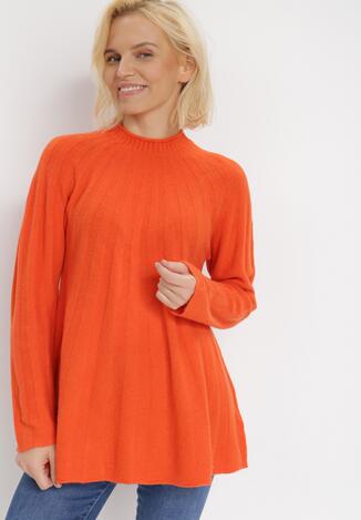 Pomarańczowy Sweter Dorisis