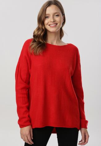 Czerwony Sweter Leulaira