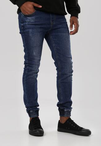 Niebieskie Jeansy Joggery Elfbrew