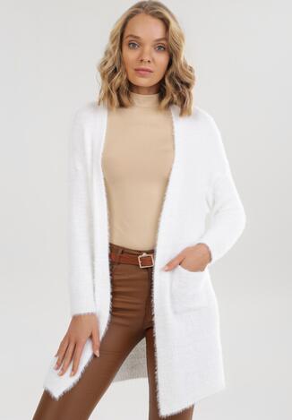 Biały Kardigan Purplefluff