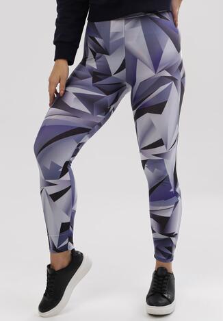 Ciemnofioletowe Legginsy Dayridge