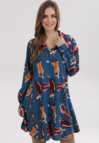 Niebieska Sukienka Sweetmello