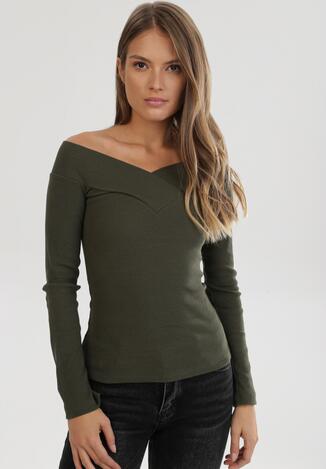 Ciemnozielona Bluzka Peppertwill