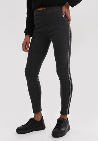 Ciemnoszare Legginsy Mangoflame