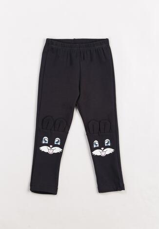 Granatowe Legginsy Castegnon