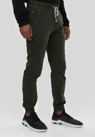 Ciemnozielone Spodnie Joggery Parsleybutton