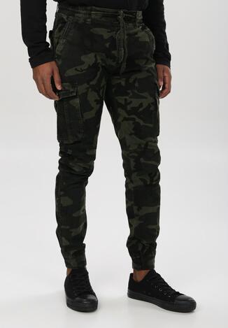 Ciemnozielone Spodnie Joggery Hazelbriar