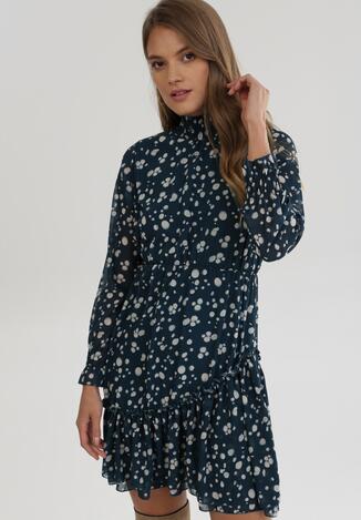 Granatowa Sukienka Alduil