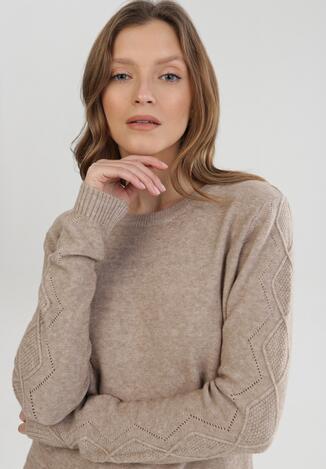 Ciemnobeżowy Sweter Swiftcoat