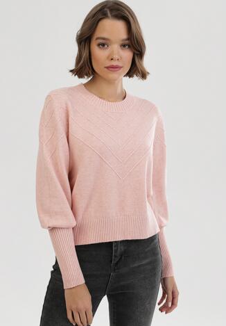 Jasnoróżowy Sweter Zaurg