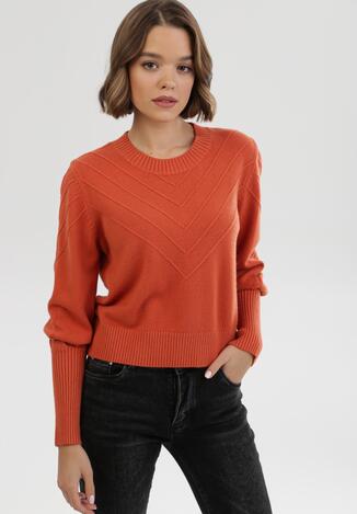 Pomarańczowy Sweter Zaurg
