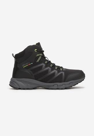 Czarno-Zielone Buty Trekkingowe Maughorn