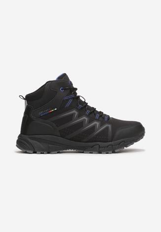 Czarno-Niebieskie Buty Trekkingowe Maughorn