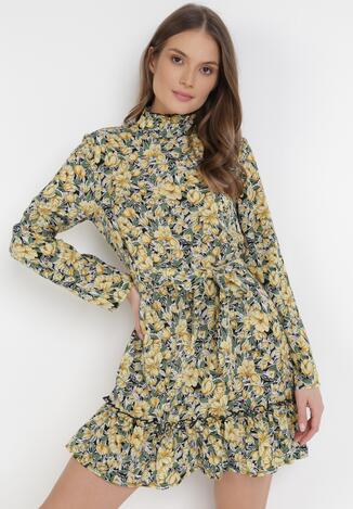 Żółta Sukienka Erfir