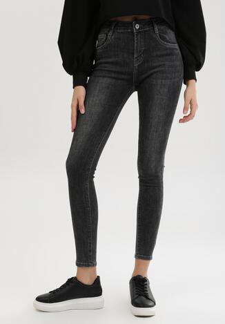 Ciemnoszare Jeansy Skinny Mossyfruit