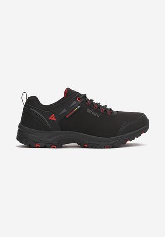 Czarno-Czerwone Buty Sportowe Highless