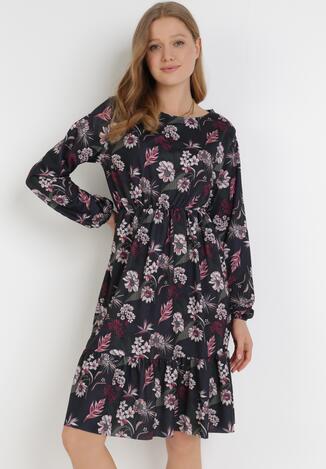 Granatowa Sukienka Amalinei