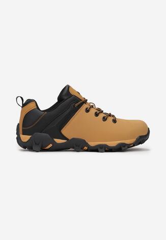 Camelowo-Czarne Buty Sportowe Mairelia