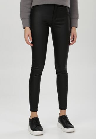 Czarne Spodnie Skinny Fyrelvyn