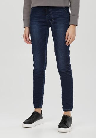 Granatowe Jeansy Tuliplocks